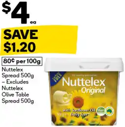 Woolworths Nuttelex Spread offer