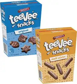 Coles Arnott's Tee Vee Snacks offer