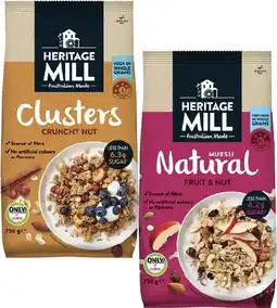 Coles Heritage Mill Muesli or Clusters offer