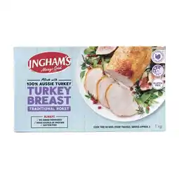 Woolworths Ingham’s turkey breast roast traditional offer