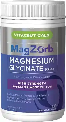 Coles Vitaceuticals MagZorb Magnesium Glycinate Capsules offer