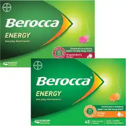 Coles Berocca Energy Effervescent Tablets offer