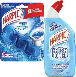 Coles Harpic Fresh Power Liquid or In The Bowl Toilet Cleaner offer
