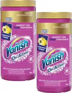 Coles Vanish NapiSan Oxi Action Gold Stain Remover Powder offer