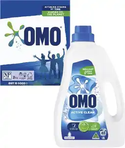 Coles Omo Laundry Liquid or Powder offer