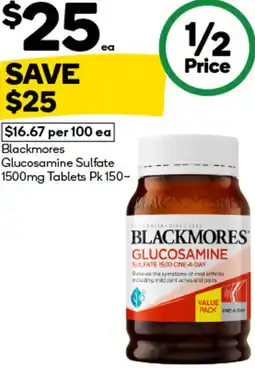 Woolworths Blackmores Glucosamine Sulfate Tablets offer