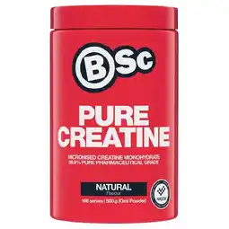 Woolworths BSc Pure Creatine 500g offer