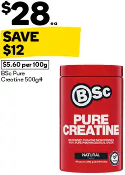 Woolworths BSc Pure Creatine offer