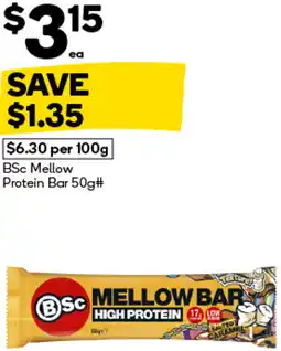 Woolworths BSc Mellow Protein Bar offer