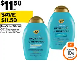Woolworths OGX Shampoo or Conditioner offer