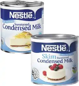Coles Nestlé Condensed Milk 395g-410g offer