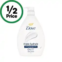 Woolworths Dove Body Wash 1 Litre offer