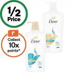 Woolworths Dove Shampoo or Conditioner 850ml offer
