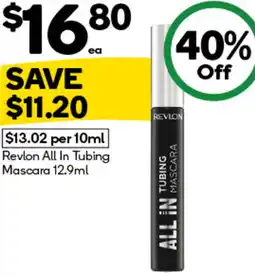 Woolworths Revlon All In Tubing Mascara offer