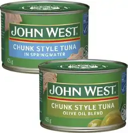 Coles John West Tuna offer