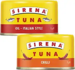 Coles Sirena Tuna offer