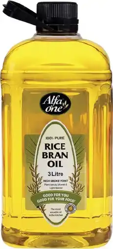 Coles Alfa One Rice Bran Oil offer
