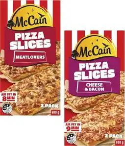 Coles McCain Pizza Slices 2 Pack 600g offer