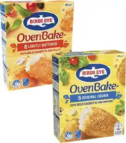 Coles Birds Eye Oven Bake Fish Fillets offer