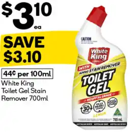 Woolworths White King Toilet Gel Stain Remover offer