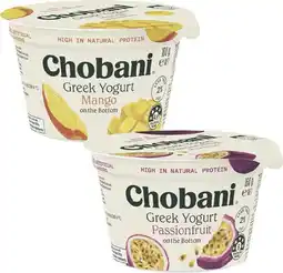 Coles Chobani Greek or No Sugar Added Greek Yogurt 150g-160g offer