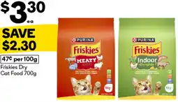 Woolworths Friskies Dry Cat Food offer
