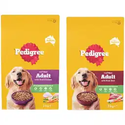 Woolworths Pedigree Dry Dog Food 2.5-3 kg offer