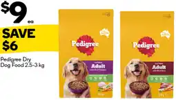 Woolworths Pedigree Dry Dog Food offer