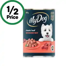 Woolworths My Dog Wet Dog Food 400g offer