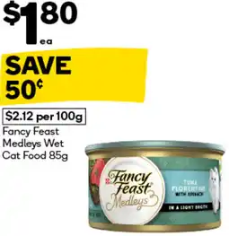Woolworths Fancy Feast Medleys Wet Cat Food offer