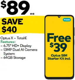 Woolworths Optus X – Total offer