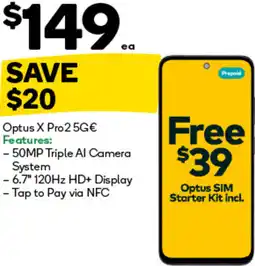 Woolworths Optus X Pro2 offer