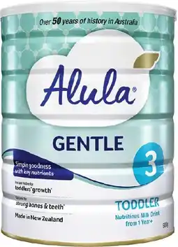 Coles Alula Gentle Toddler Milk Drink Stage 3 offer