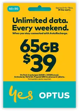 Coles Optus offer