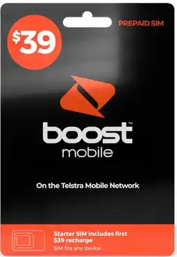 Coles Boost $39 SIM Pack offer