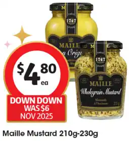 Coles Maille Mustard offer