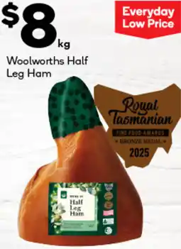 Woolworths Woolworths Half Leg Ham offer