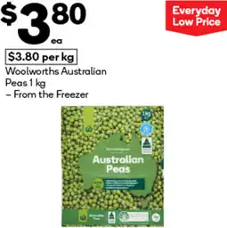 Woolworths Woolworths Australian Peas offer