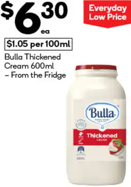 Woolworths Bulla Thickened Cream offer