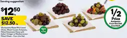 Woolworths Woolworths Mixed Marinated Olives, Mixed Tuscan Antipasto, Pitted Kalamata Olives offer