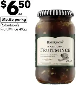 Woolworths Robertson's Fruit Mince offer