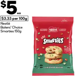 Woolworths Nestlé Bakers' Choice Smarties offer