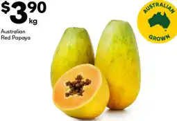 Woolworths Australian Red Papaya offer