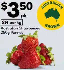 Woolworths Australian Strawberries offer