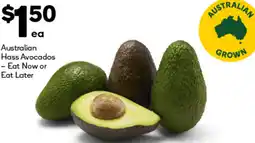 Woolworths Australian Hass Avocados offer