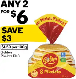 Woolworths Golden Pikelets offer