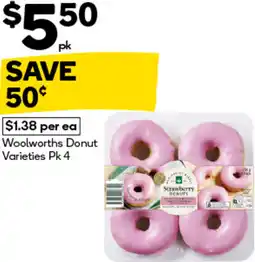 Woolworths Woolworths Donut Varieties offer