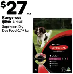Woolworths Supercoat Dry Dog Food offer