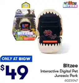 Woolworths Bitzee Interactive Digital Pet Jurassic Park offer