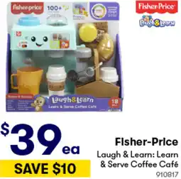 Woolworths Fisher-Price Laugh & Learn: Learn & Serve Coffee Café offer
